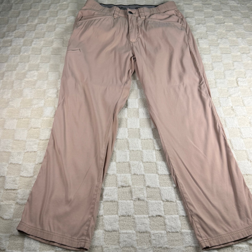 Orvis Mens Pants 32x30 Pink Outdoor Hiking‎ Casual Everyday Comfort Wear
